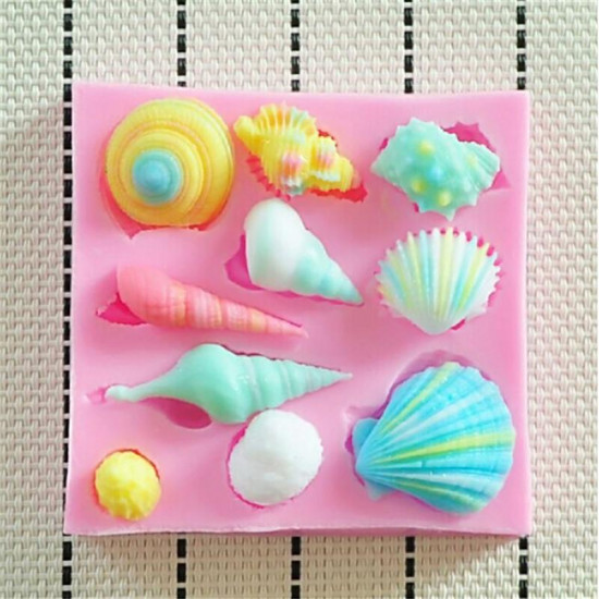 Seashell fondant outlet molds